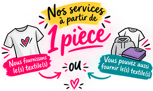 Nos services à partir de 1 pièce
