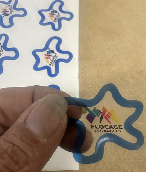 Sticker transparent